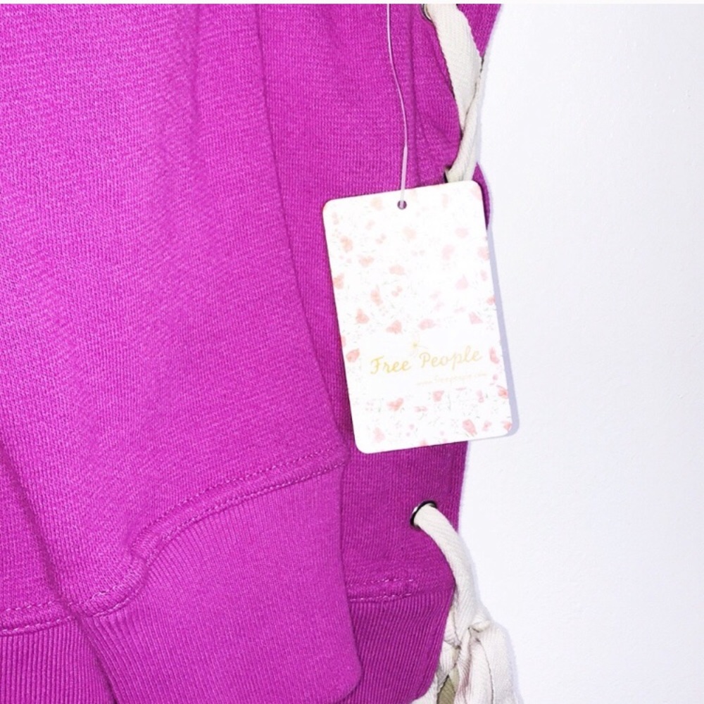 Free People So Plush Lace-Up Pullover - Picture 4 of 4